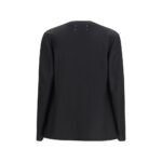 Sacou Maison Margiela Negru din Lână Virgină - imagine 2