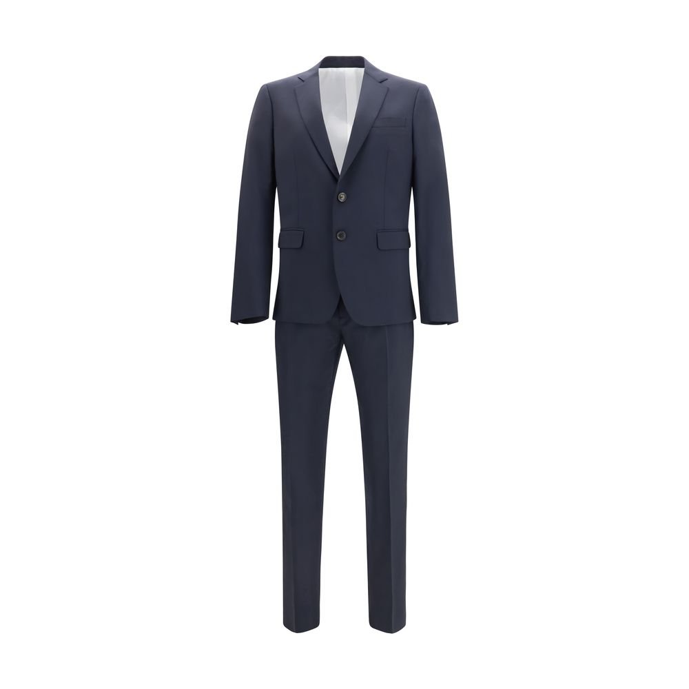 10465011.jpeg Dsquared² Blue Fleece Wool Two-Piece Suit - Image 1