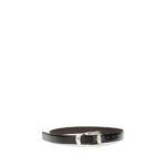 Versace Black Calf Leather Bos Taurus Regular Belt - Image 2