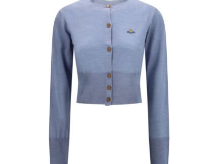 Cardigan Vivienne Westwood Albastru din Lână Merinos