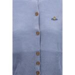 Vivienne Westwood Blue Merino Wool Cardigan - Image 3