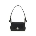 Vivienne Westwood Black Polyurethane Shoulder Bag