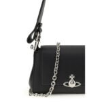 Vivienne Westwood Black Polyurethane Shoulder Bag - Image 4