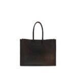 Geantă Vivienne Westwood Troy Tote Brown din Piele - imagine 2