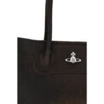 Geantă Vivienne Westwood Troy Tote Brown din Piele - imagine 3