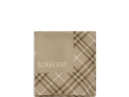 Burberry Beige Silk Scarf