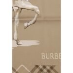 Eșarfă Burberry Bej din Mătase - imagine 3