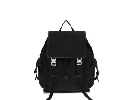 Gucci Black Fabric Backpack