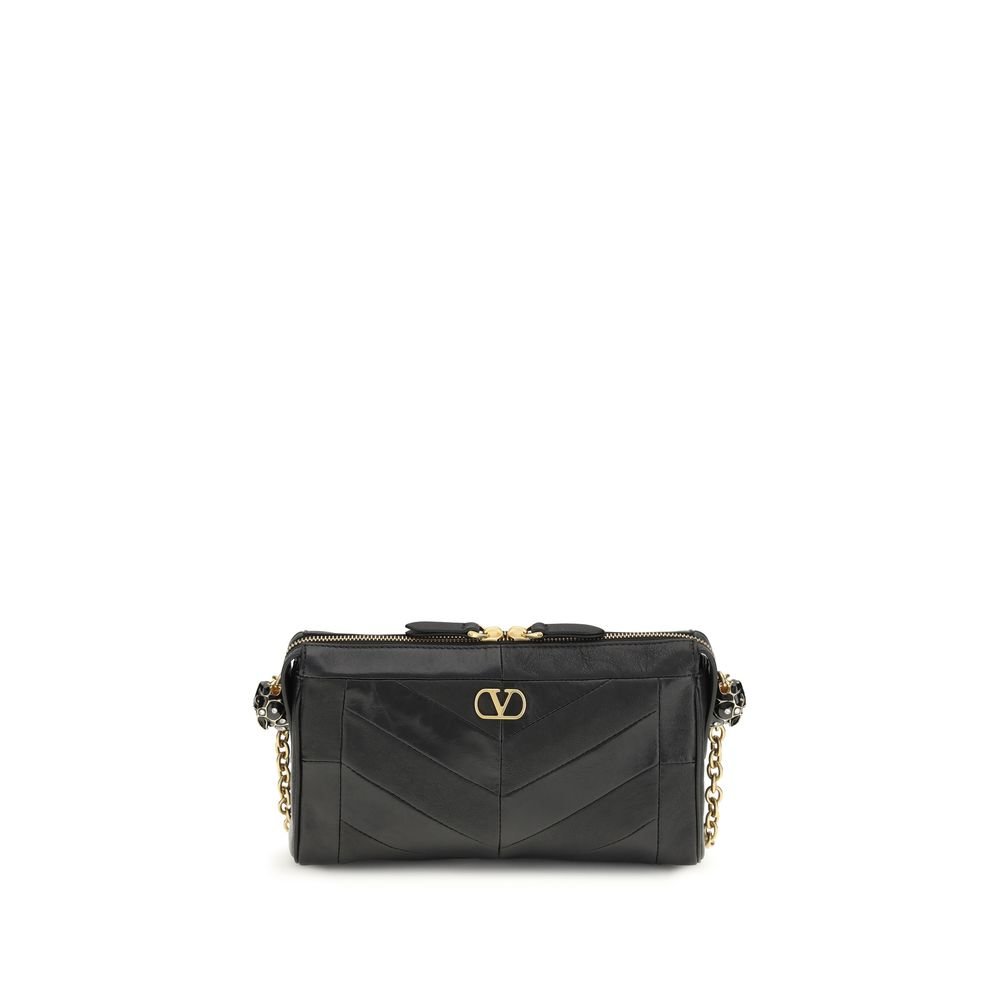 10466373.jpeg Valentino Garavani Black Lamb Ovis Aries Aries Shoulder Bag - Image 1