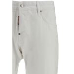 Dsquared² White Cotton Slim Fit Jeans - Image 3