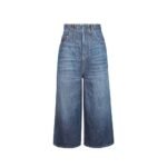 Dior Blue Cotton High-Waisted Jean
