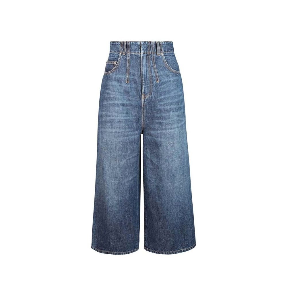 10467280.jpeg Dior Blue Cotton High-Waisted Jean - Image 1