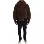 Palton Bottega Veneta Maro din Lână Merinos - imagine 2