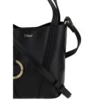 Geantă Chloé Spin Shoulder Bag Negru din Piele - imagine 4
