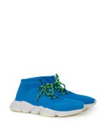 Balenciaga Blue Cotton Athletic Sneakers - Image 3