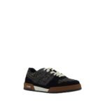 Fendi Multicolor Fabric Low Top Sneakers - Image 2