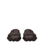 Valentino Garavani Brown Cotton Slippers - Image 3
