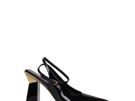 Valentino Garavani Black Leather Sandals