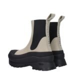 Stella McCartney Black Leather Ankle Boots - Image 4