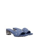 Givenchy Blue Fabric Sandals - Image 2