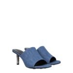 Givenchy Blue Fabric Platform Sandals - Image 2