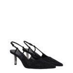 Givenchy Black Fabric High Heel Pumps - Image 2