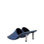Givenchy Blue Fabric Platform Sandals - Image 4