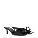 Prada Black Leather Sandals - Image 2