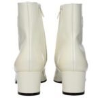 Celine Beige Leather Ankle Boots - Image 5