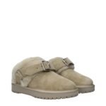 Burberry Green Leather Slippers - Image 2