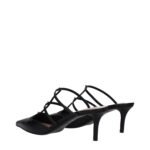 Valentino Garavani Black Leather Sandals - Image 4