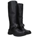 Burberry Black Leather Boots - Image 2