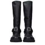 Burberry Black Leather Boots - Image 3
