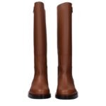 Valentino Garavani Brown Leather Boots - Image 3