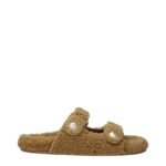 Jimmy Choo Brown Fabric Slippers
