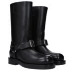Burberry Black Leather Boots - Image 2