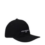 Stella McCartney Black Cotton Cap (Baseball Hat)