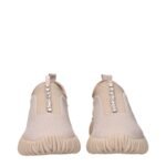 Miu Miu Beige Fabric Sneakers - Image 3