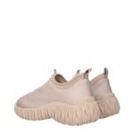 Miu Miu Beige Fabric Sneakers - Image 4