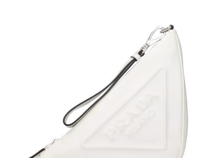 Geantă Clutch Prada Albă din Piele