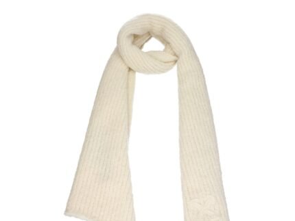 Fular Off-White Bej din Lână