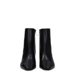 Off-White Black Leather Ankle Boots - Image 3