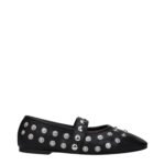 Stella McCartney Black Leather Ballet Flats