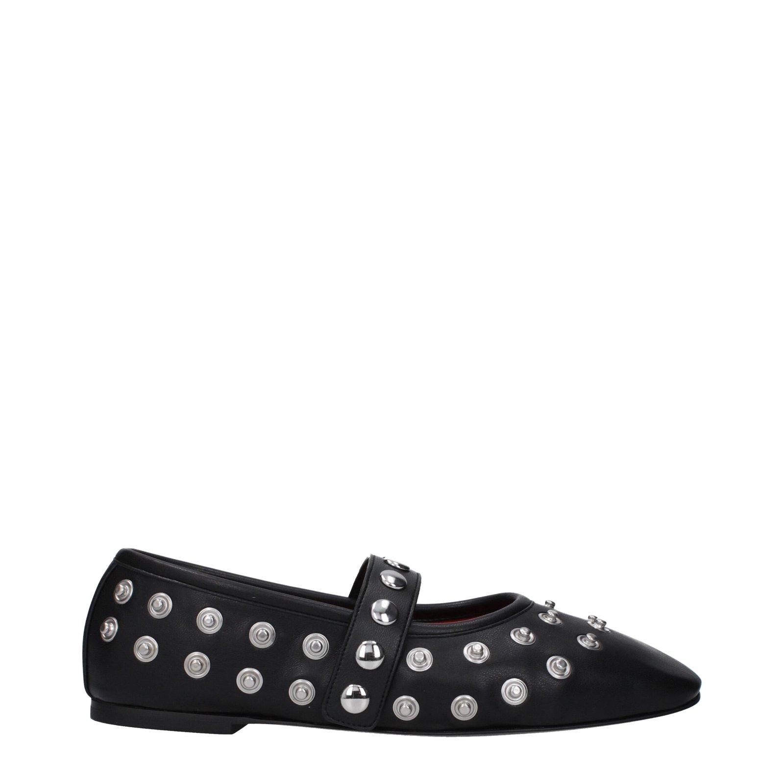 8532638-1.jpeg Stella McCartney Black Leather Ballet Flats - Image 1