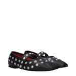 Stella McCartney Black Leather Ballet Flats - Image 2