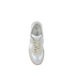 Maison Margiela White Calf Leather Bos Taurus Low Top Sneakers - Image 4