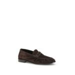 Saint Laurent Brown Calf Leather Bos Taurus Slip-On Loafers - Image 2
