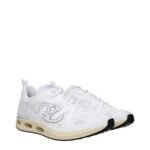 Valentino Garavani White Fabric Athletic Sneakers - Image 2