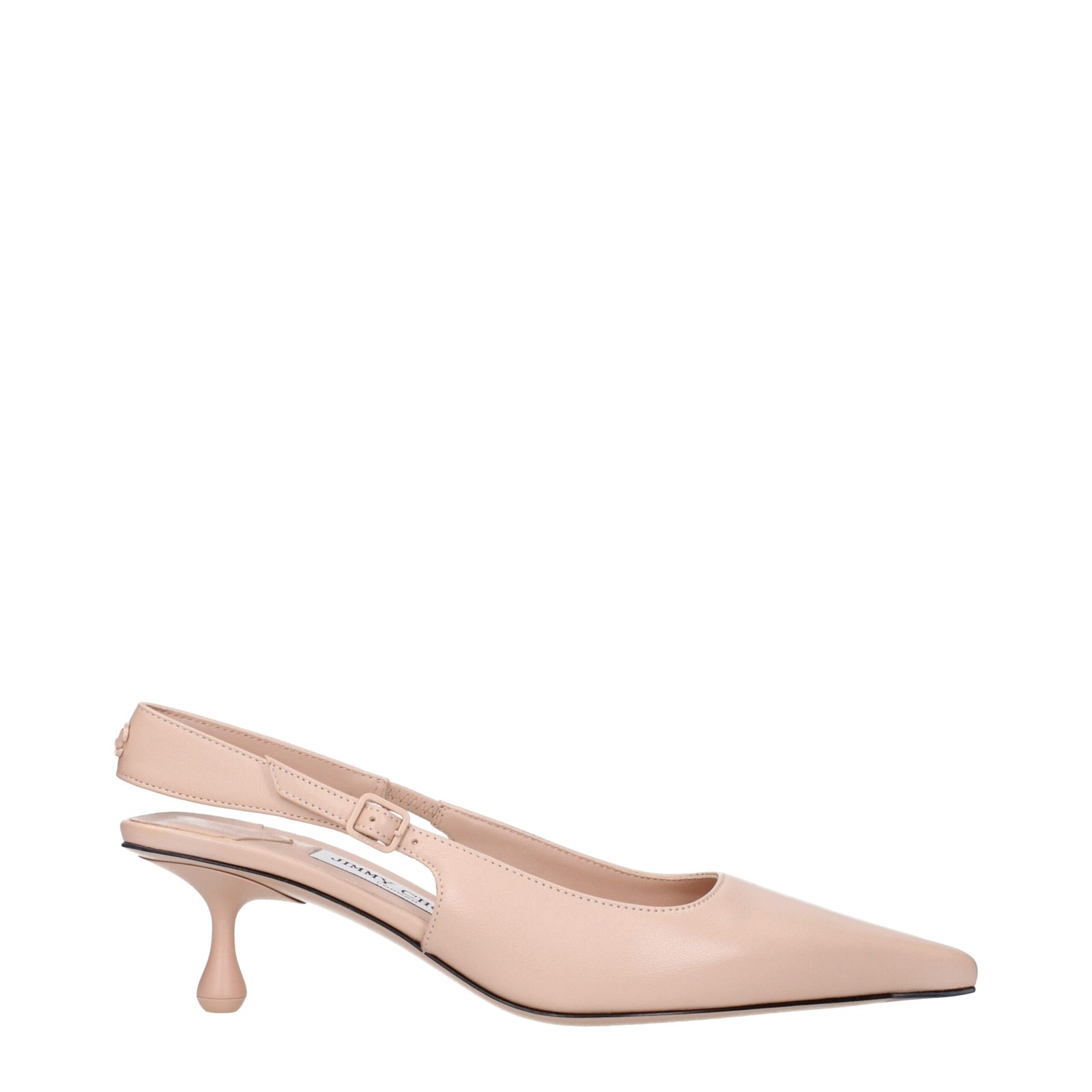 8973083-1.jpeg Jimmy Choo Pink Leather High Heel Pumps - Image 1