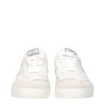 Chloé White Fabric Low Top Sneakers - Image 3
